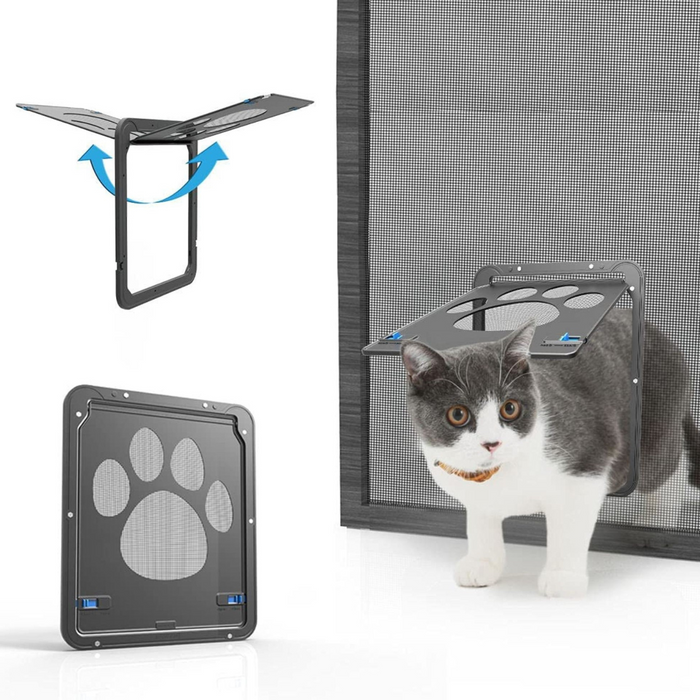 Kattenluik Hordeur | Kattendeur Binnendeur | 29x24cm | Geschikt voor Katten en Kleine Honden (tot 15kg)
