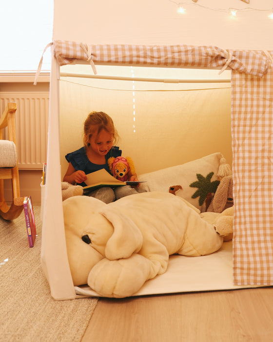 Speeltent voor Kinderen | Opvouwbare Kindertent met Sterverlichting | Ruim & Knus | Machinewasbaar