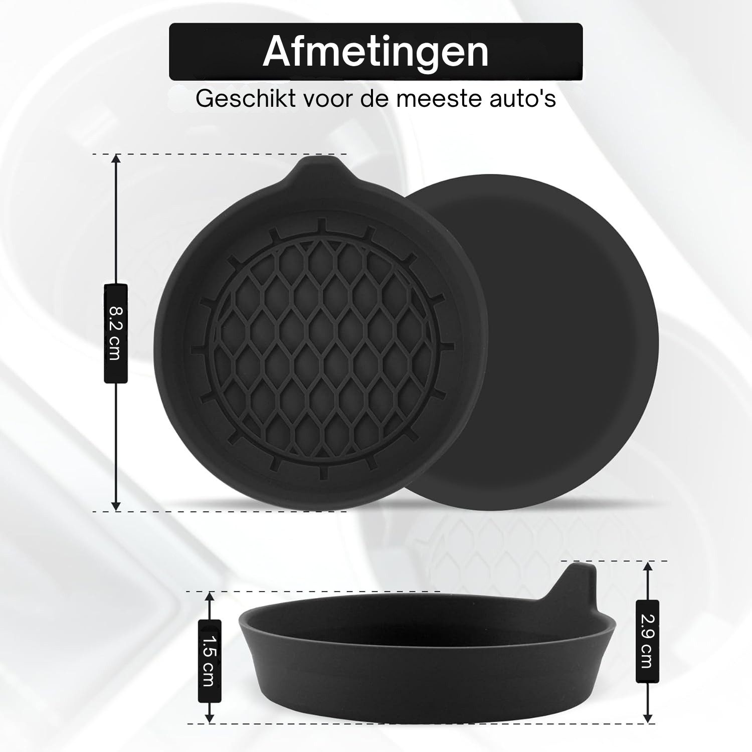 NOVOB® Auto Onderzetters 4 Stuks