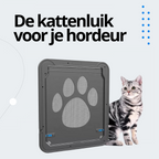Kattenluik Hordeur | Kattendeur Binnendeur | 29x24cm | Geschikt voor Katten en Kleine Honden (tot 15kg)