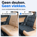 NOVOB® Autostoel Beschermer | Inclusief 2 Auto Onderzetters