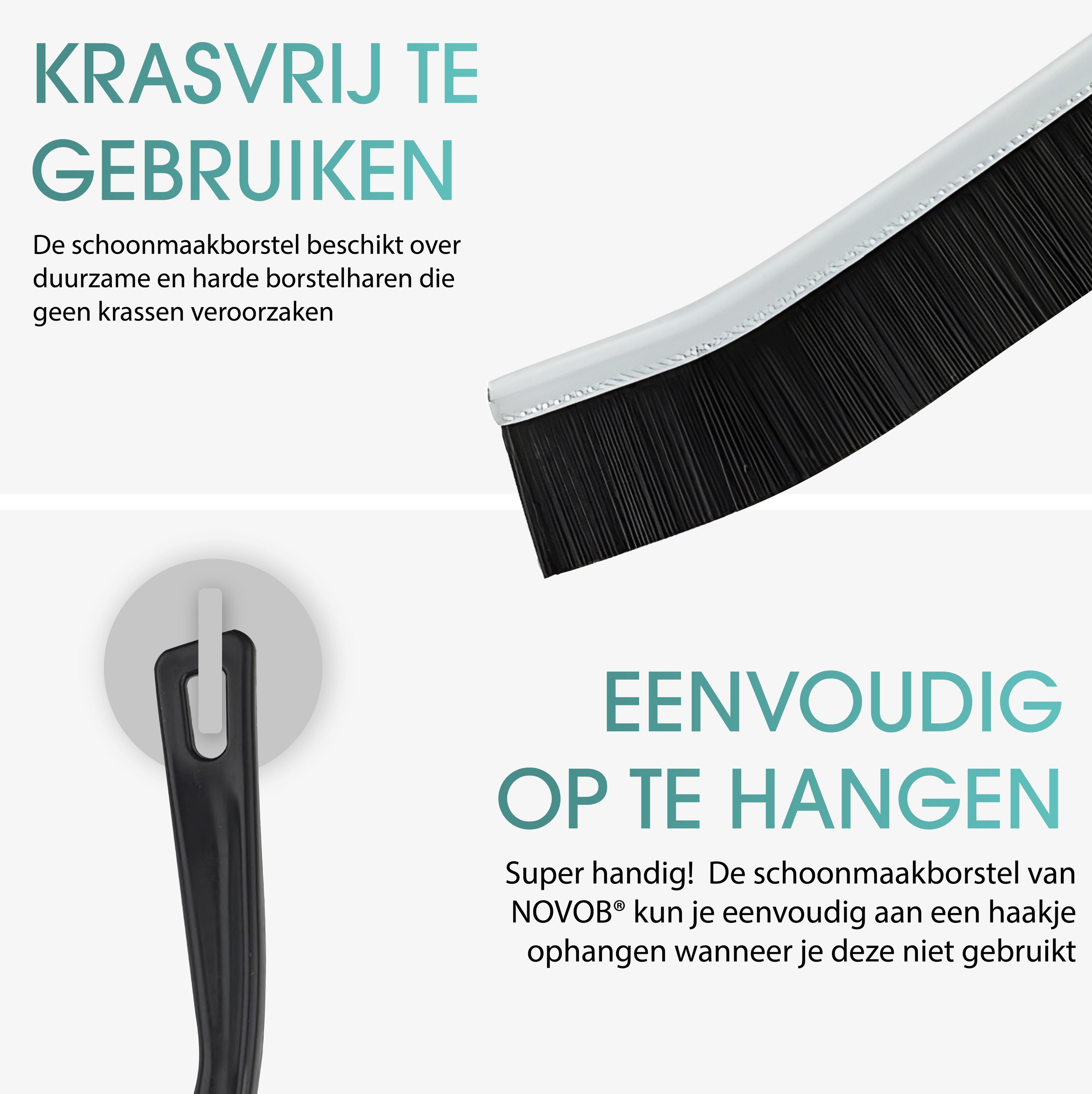 Schoonmaakborstel 3 Stuks | Voegenborstel | Schrobborstel | Voegenreiniger | Voor badkamer en keuken