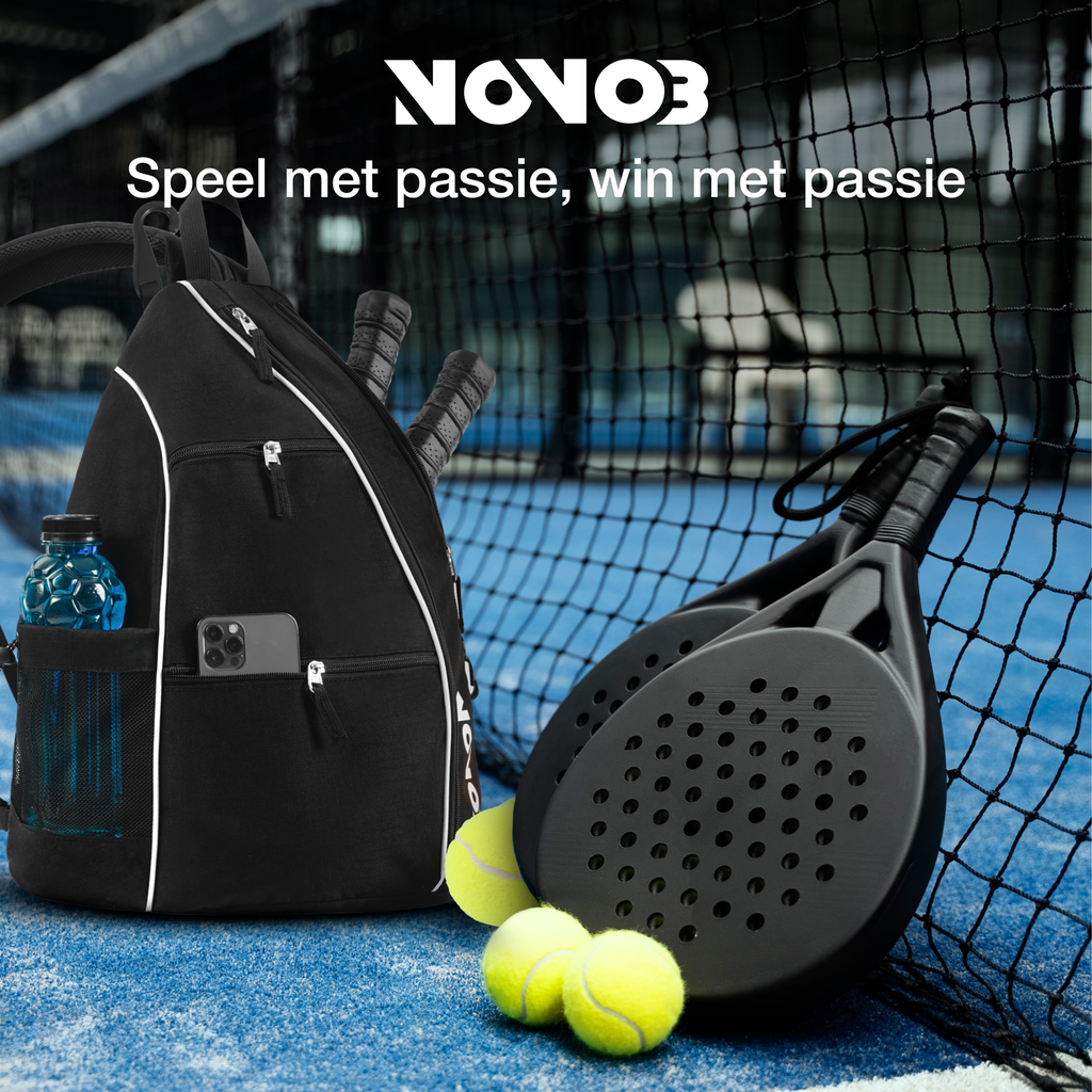 Padeltas | Sporttas | Tennistas | Rugzak | Meerdere vakken | 35L | Voor 4 Padelrackets / 2 Tennisrackets