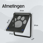 Kattenluik Hordeur | Kattendeur Binnendeur | 29x24cm | Geschikt voor Katten en Kleine Honden (tot 15kg)