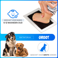 Inktafdruk | Pootafdruk Huisdier | Voetafdruk Baby | Contactloos en Veilig | Maat S en L