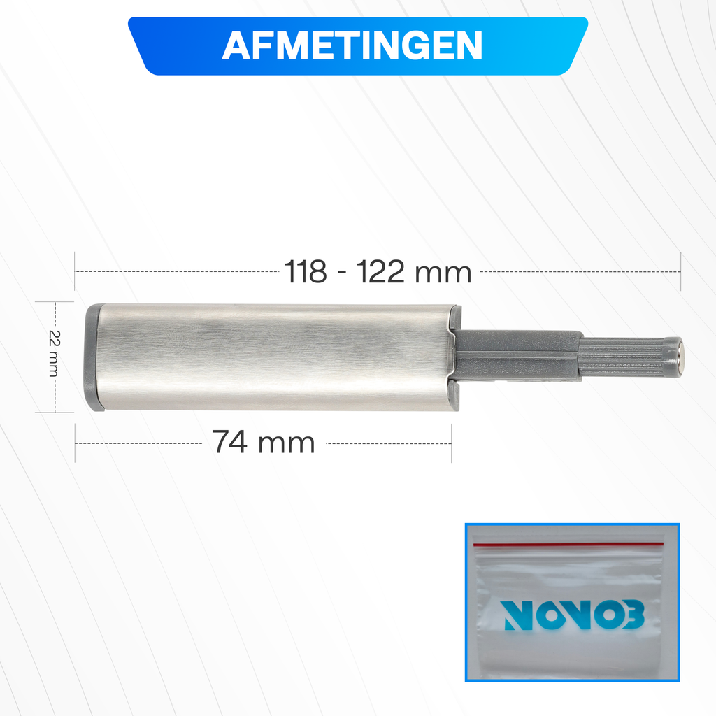 Magnetische Druksnappers 5 Stuks (Incl. Schroeven) | Push to Open | Magneetsnapper | Deursnapper | Voor Keukenkast en Keukenlade