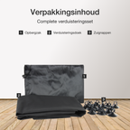 Verduisteringsdoek met Zuignappen | Verduisteringsgordijn | Maten 70x120cm en 210x120cm